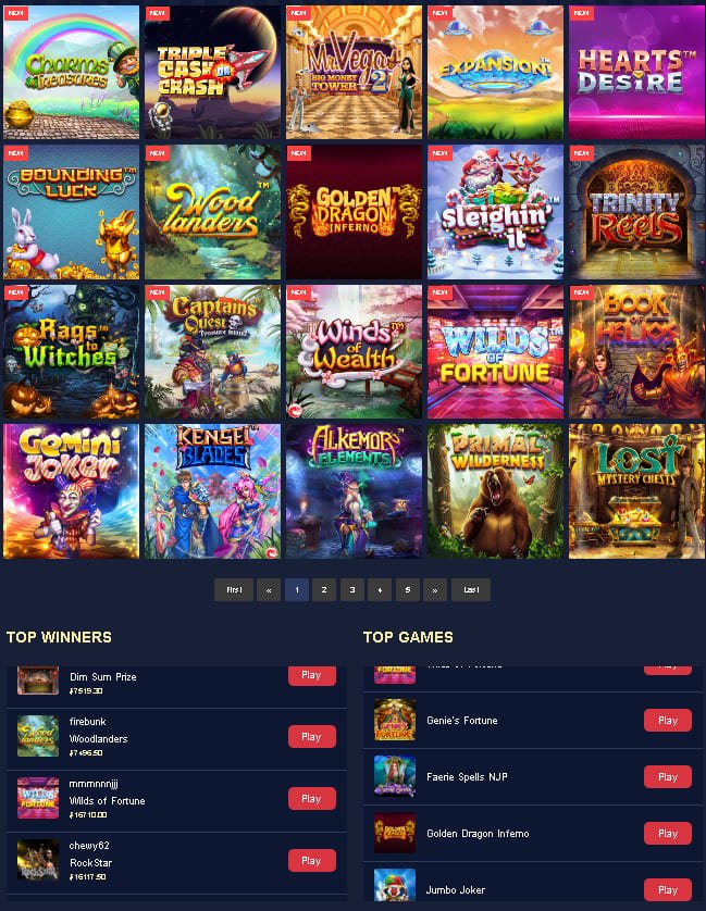 Bobby Casino list of featured games