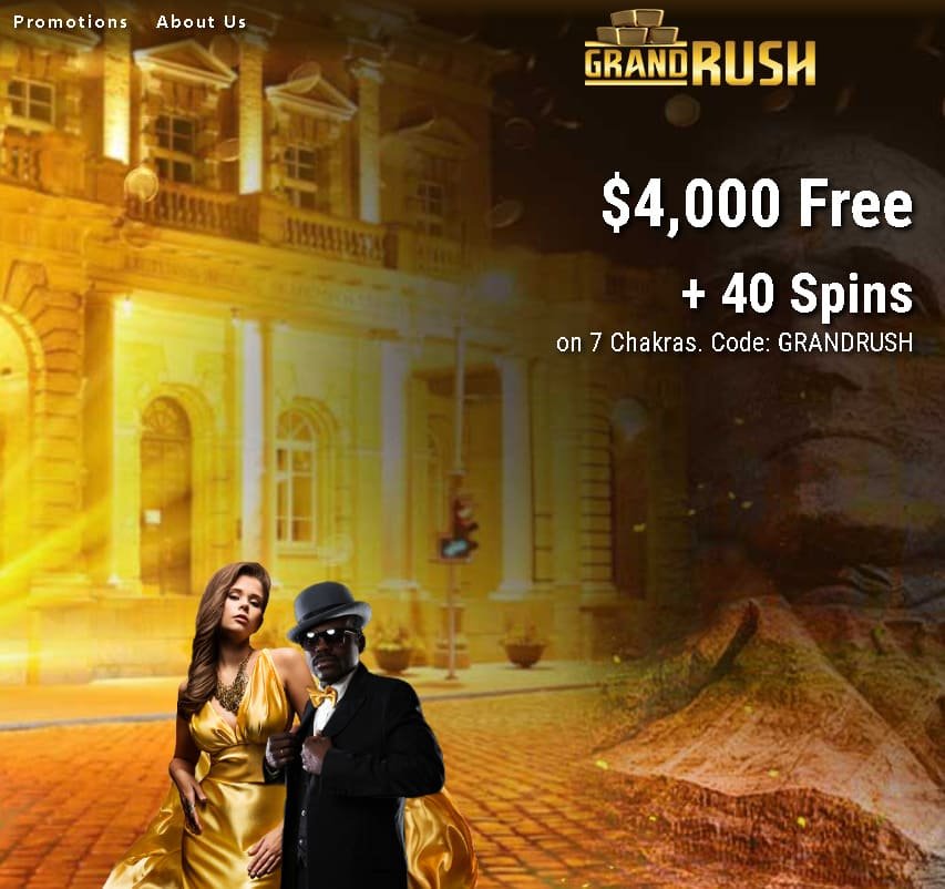 Grand Rush casino home page