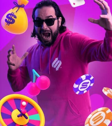 Spinz casino picture from home page