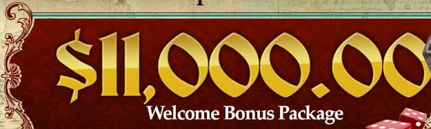 Captain Jack casino welcome bonus up to $11000