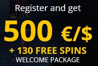 Bob Casino welcome bonus with 130 free spins