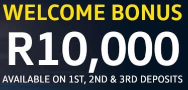 Punt Casino welcome bonus with R10000