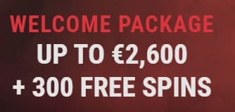 Cobra Casino welcome bonus with 300 free spins