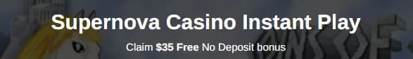 Supernova Casino no deposit bonus code up to $35