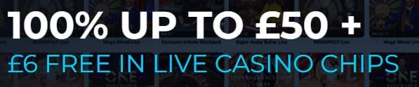 21.Com Casino 100% bonus