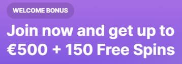 Goodman Casino welcome bonus of 150 free spins and 550 dollars